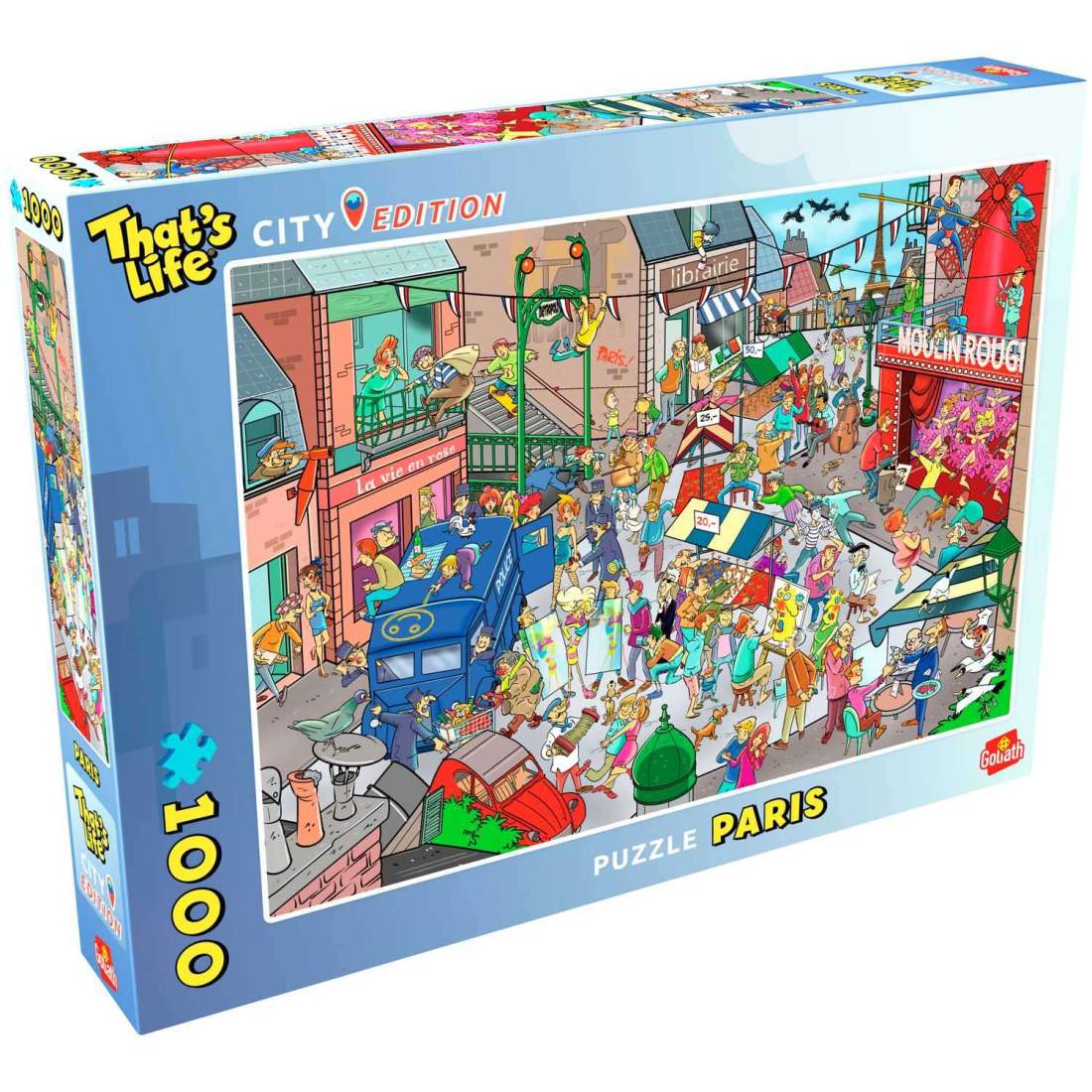 Alternativ bild 1 för That's Life Pussel Paris 1000-bitar