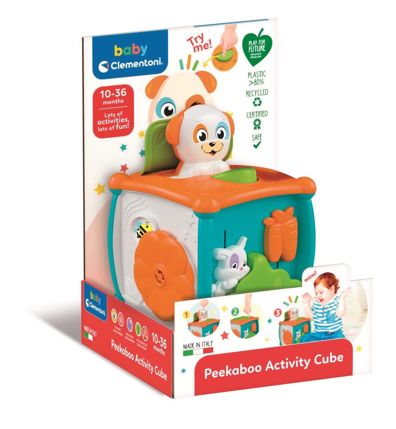 Clem. Peckaboo Activity Cube billede