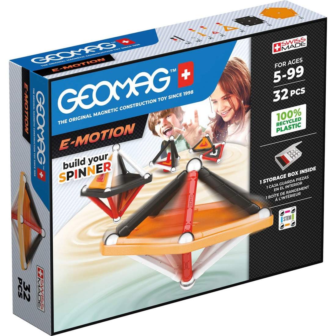 Geomag E-Motion Panels 32 Delar | Leksaker & Spel - Leksaker - Byggsatser & Byggklossar - GEOMAG | Pryloteket