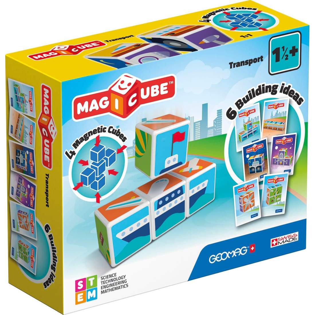 Geomag Magicube Fordon 7 Delar | Leksaker & Spel - Leksaker - Byggsatser & Byggklossar - GEOMAG | Pryloteket