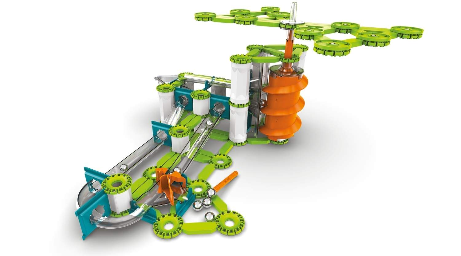 Alternativ bild 1 för Geomag Mechanics Gravity Recycled Hissbana 207 st.