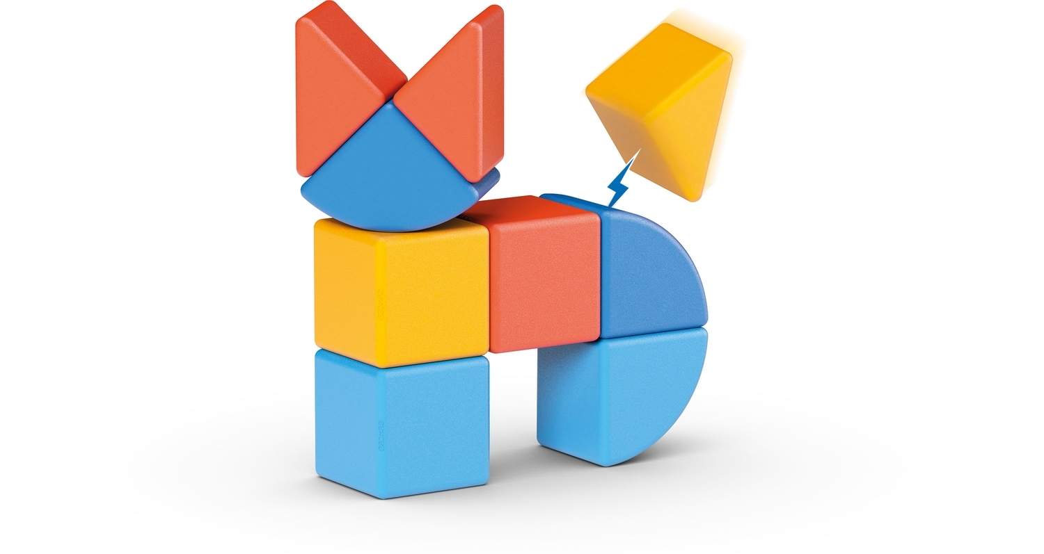 Alternativ bild 1 för Geomag Magicube Djur 9-delar