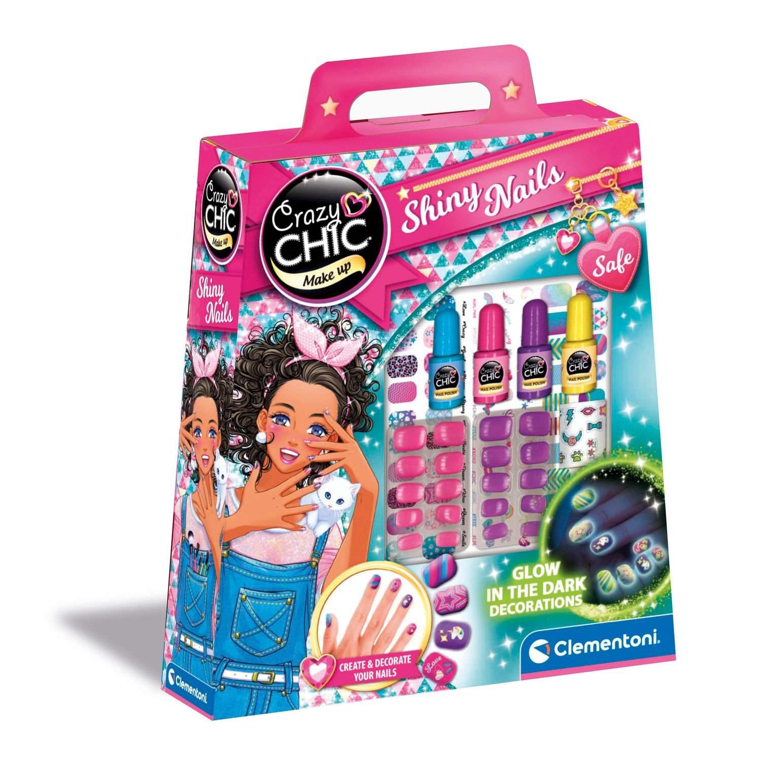 Crazy Chic Nagelkit - Glow In The Dark | Leksaker & Spel - Leksaker - Lekset | Pryloteket