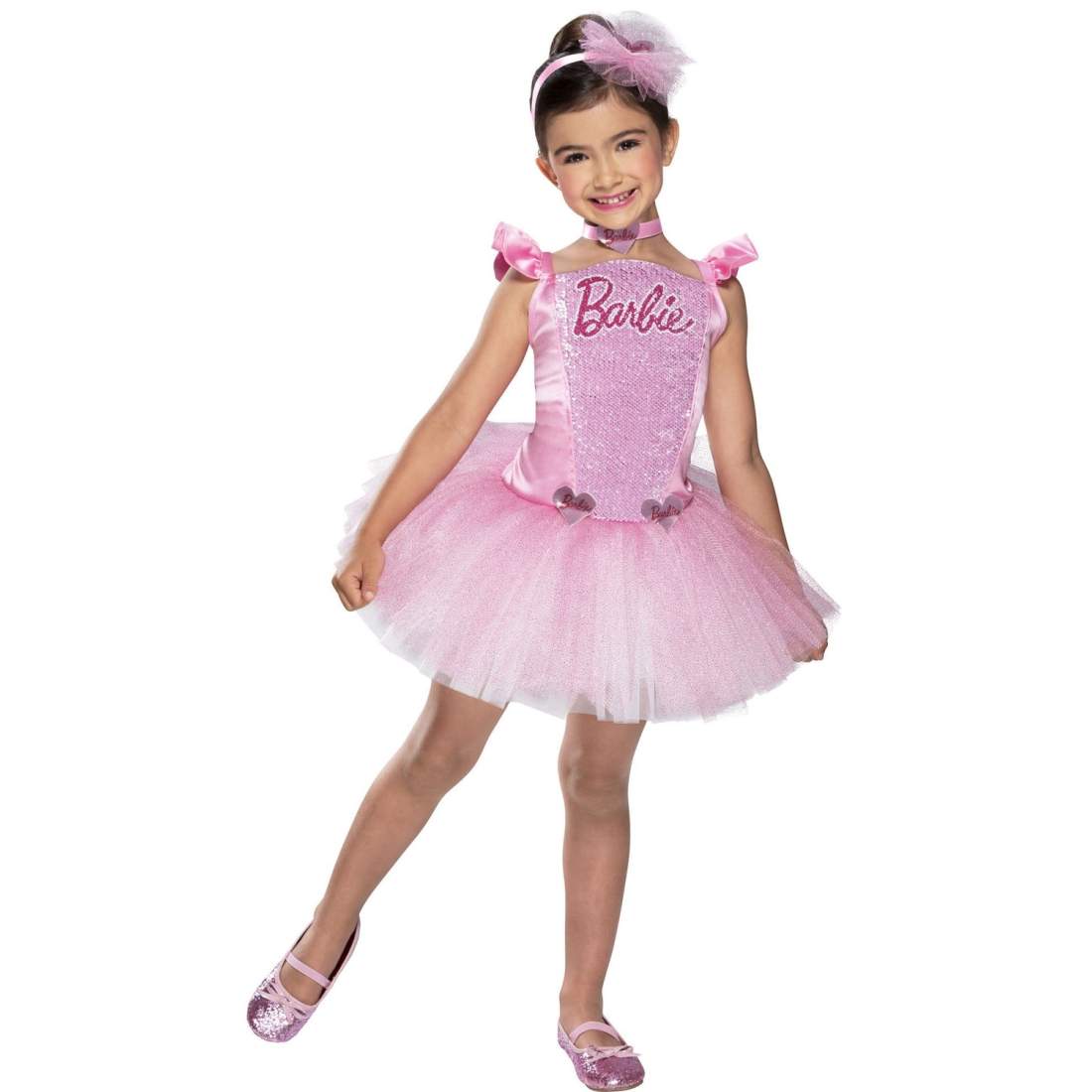 Barbie Ballerina Klänning Och Diadem 104-116 Cm | Leksaker & Spel - Leksaker | Pryloteket