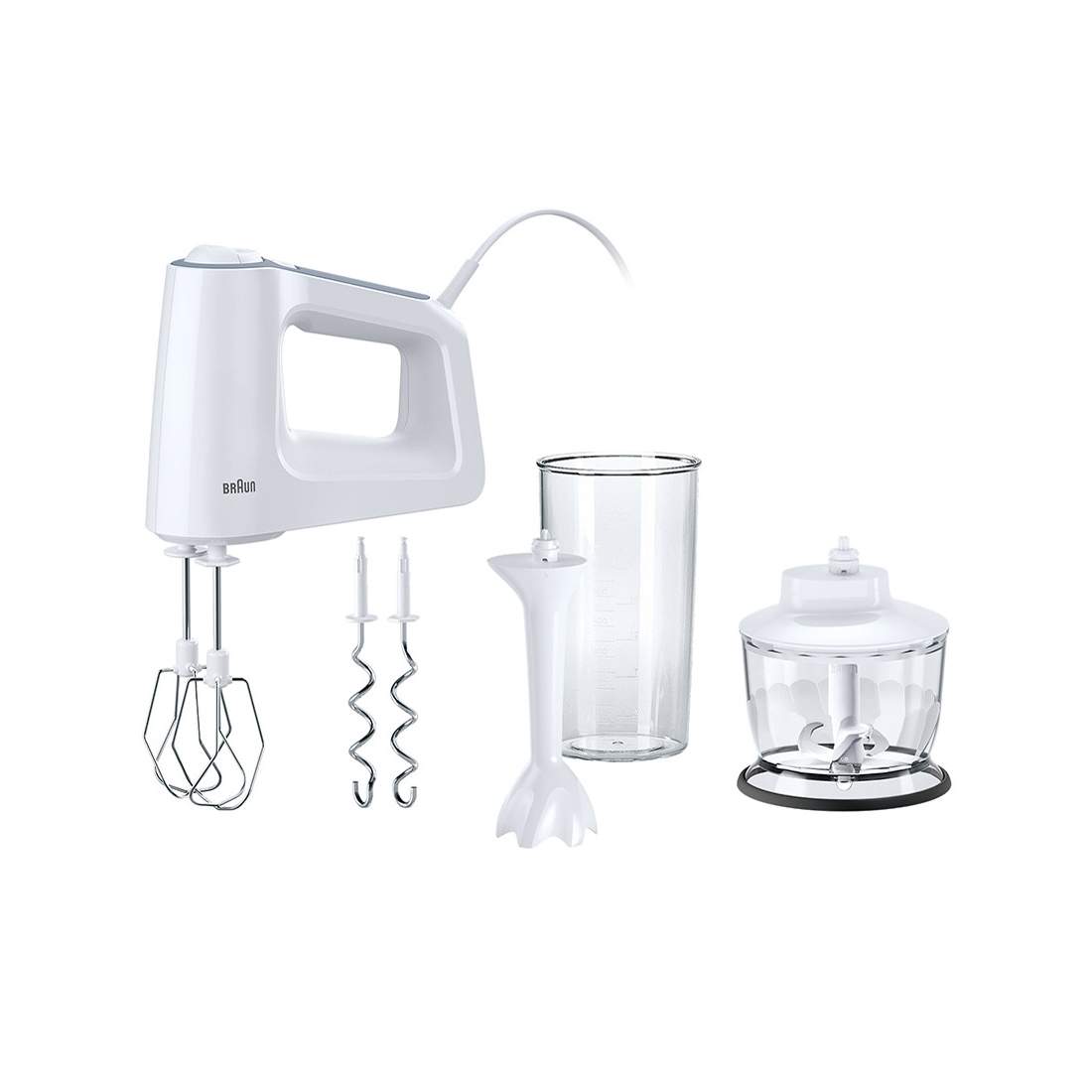 Elvisp 500w + Tillbehör Vit HM3135WH | Elektronik - Tillbehör Mobil & Surfplatta - Mobiltillbehör - Mobilkablar - Tillbehör | Pryloteket