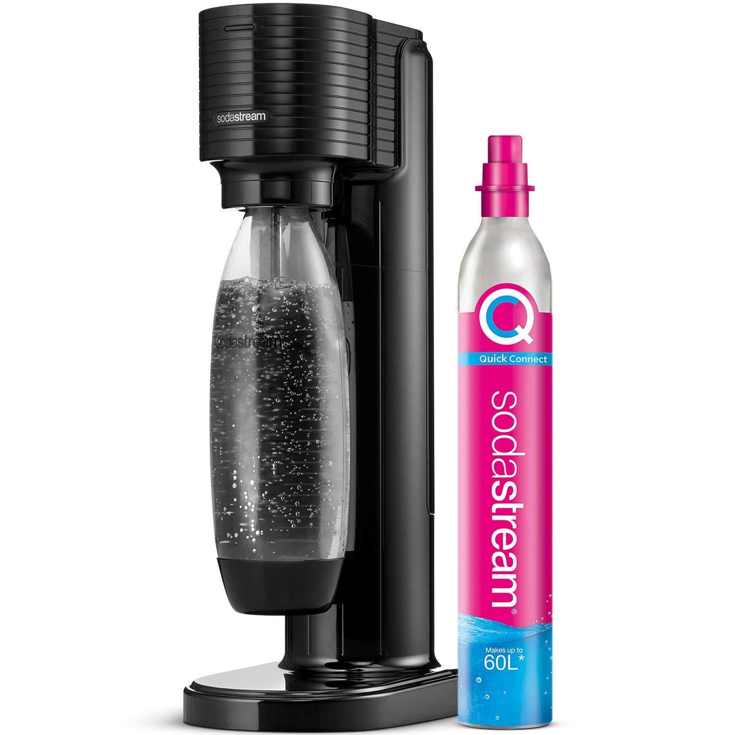 Alternativ bild 0 för SodaStream Gaia, Svart, Polyetentereftalat (PET), 1 l, 198 mm, 198 mm, 437 mm