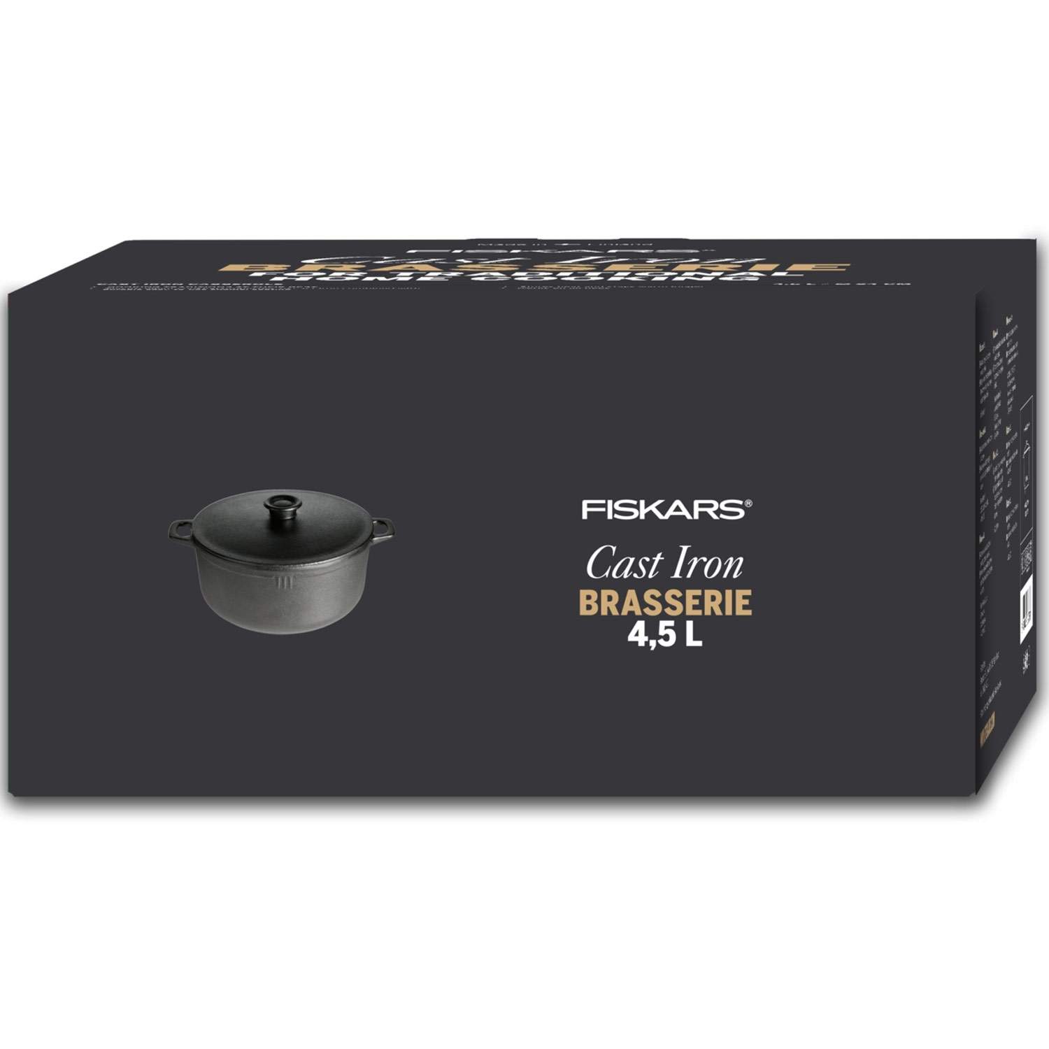 Alternativ bild 1 för Fiskars Brasserie Gryta 4,5 L/24 cm Emalj