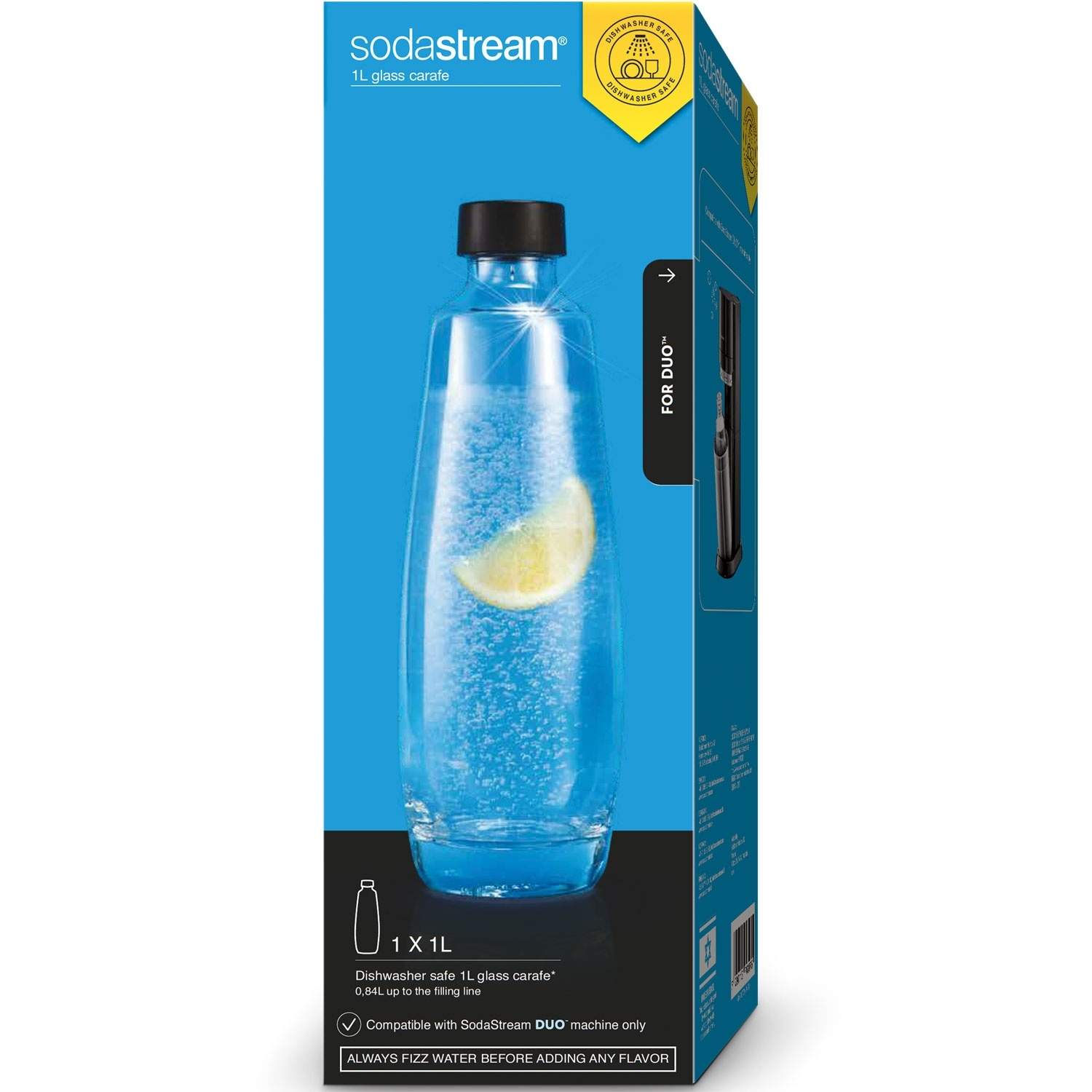 Alternativ bild 1 för SodaStream DUO glasflaska, 1 liter