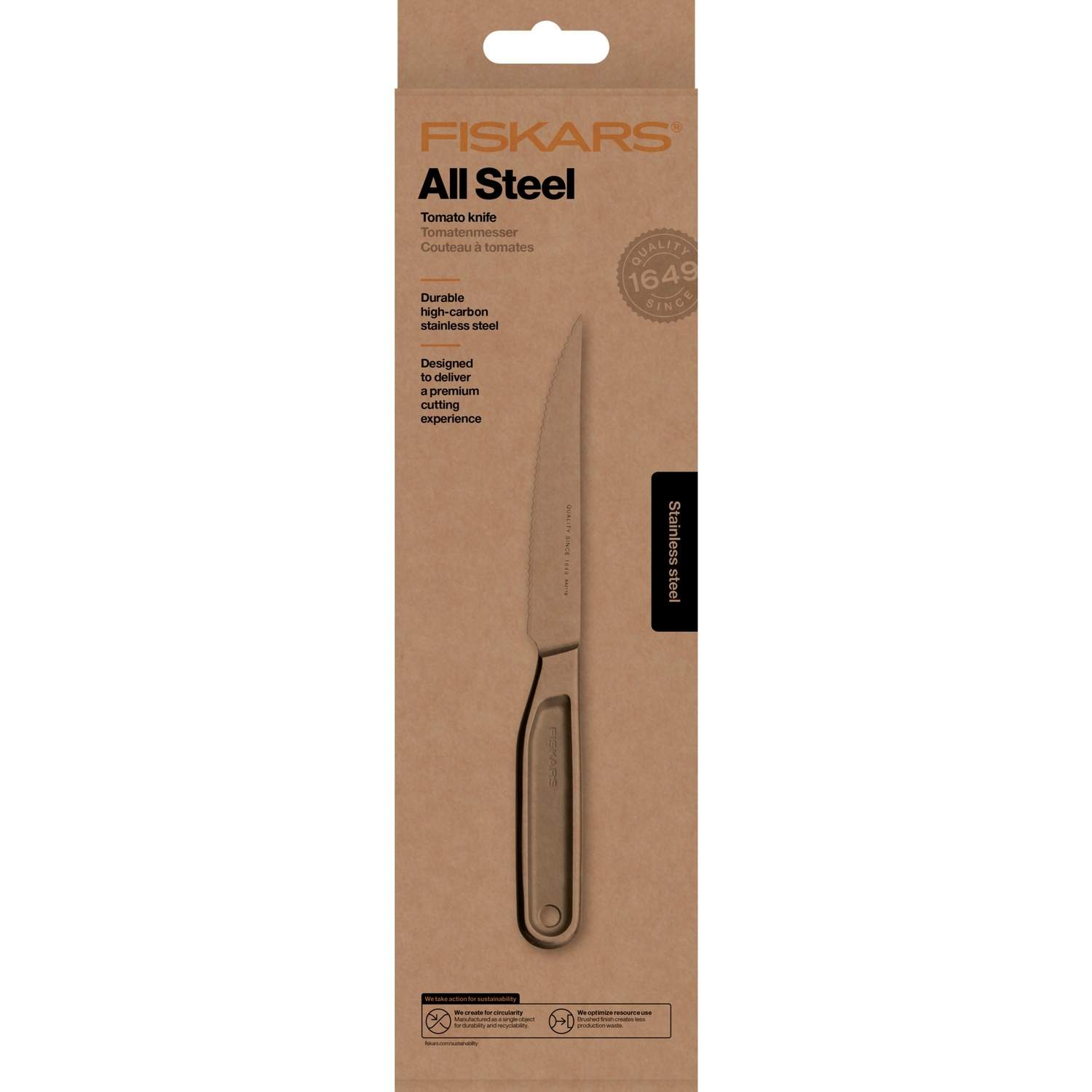 Alternativ bild 1 för All Steel tomatkniv 12 cm