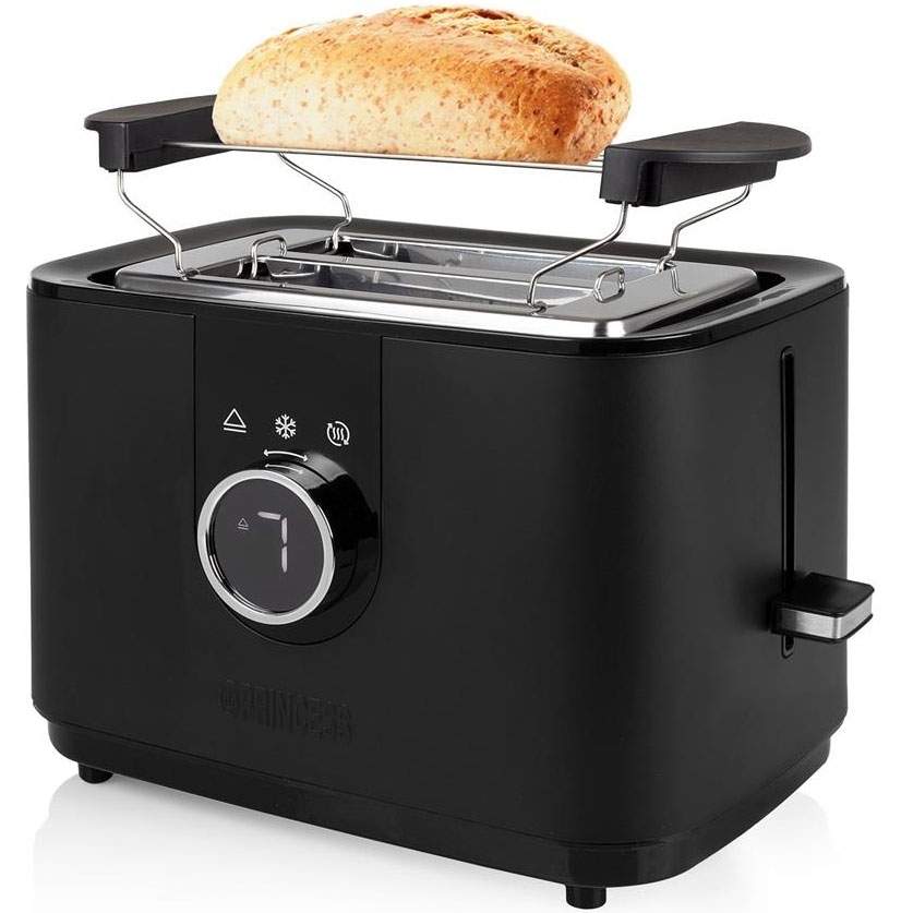 Toaster Moments Toaster Digital Black Met.