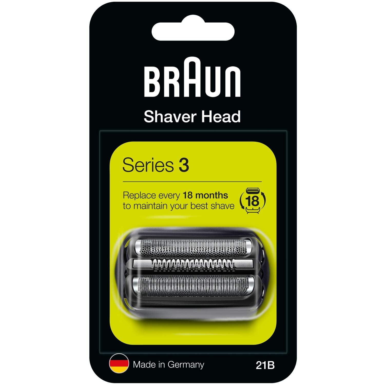 Braun Kombipack 21B - Shaver-kassette - til shaver - sort