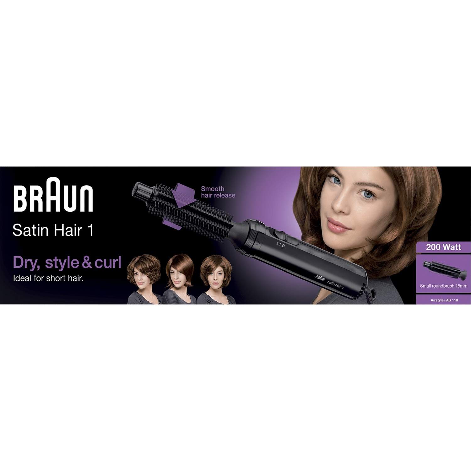 Alternativ bild 1 för BRAUN AS110 hair dryer