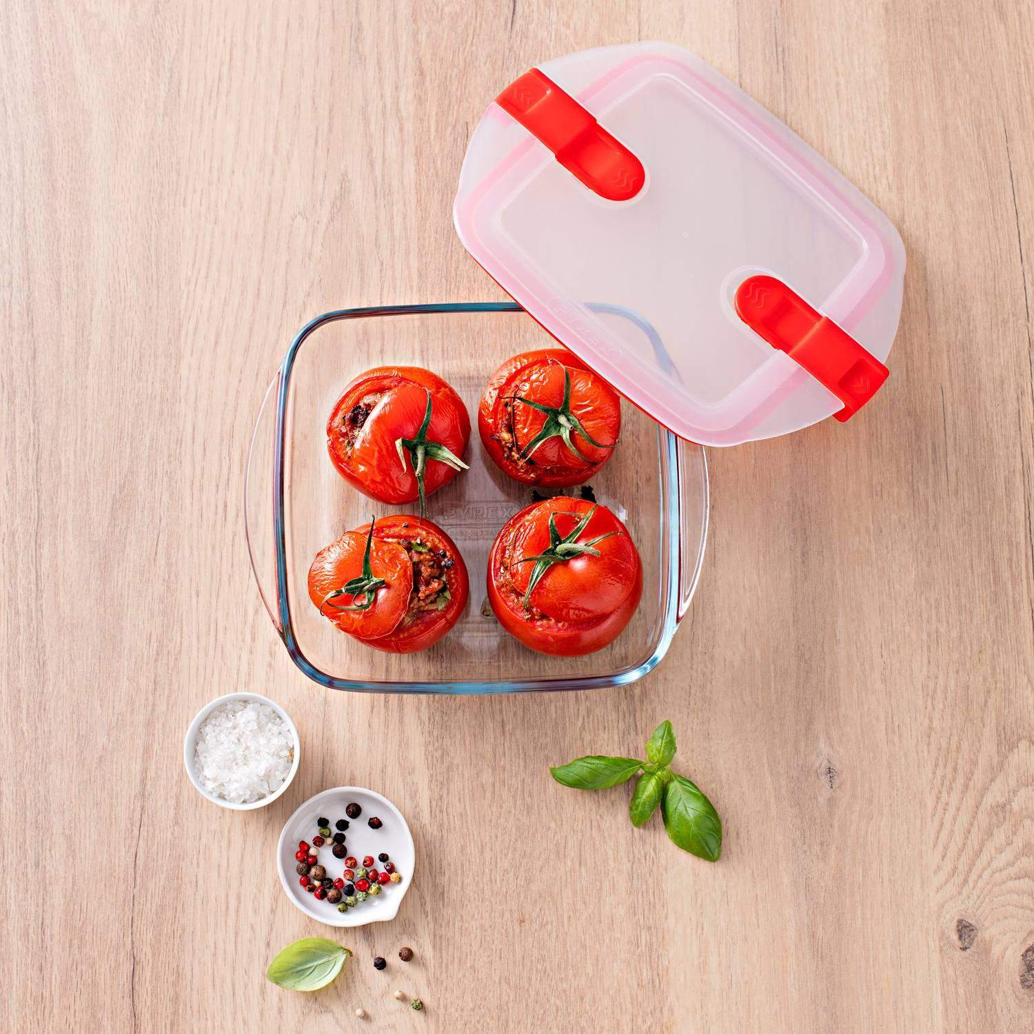 Alternativ bild 1 för Pyrex Ugnsform Cook and Heat med lock, 1 liter