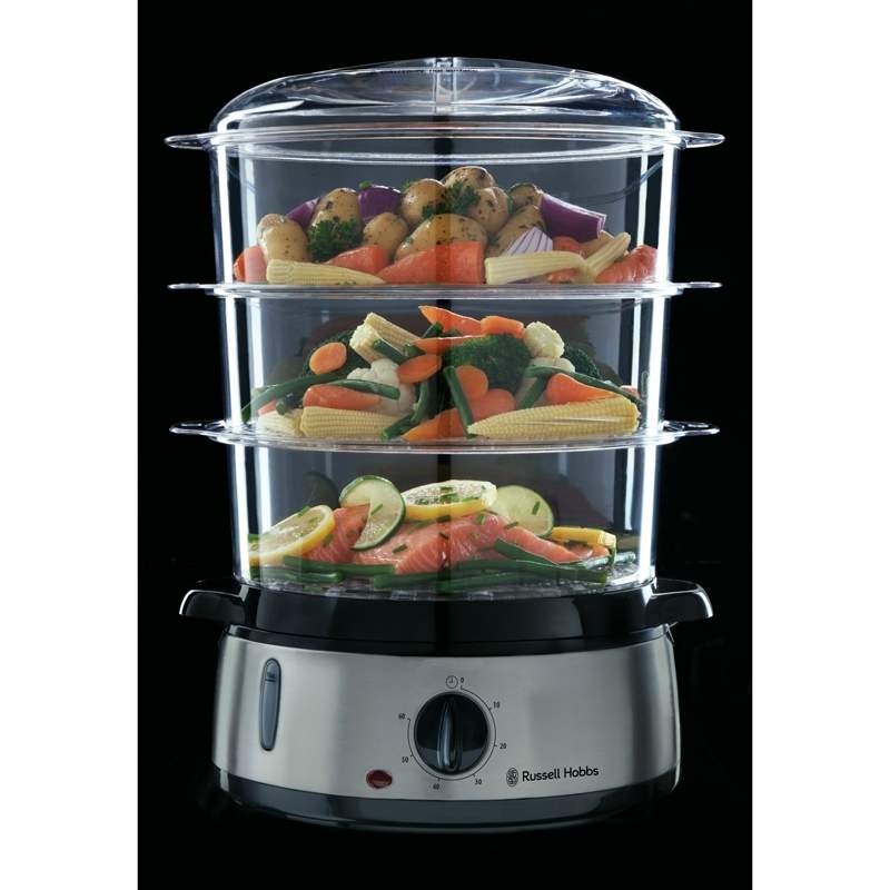 Alternativ bild 1 för Russell Hobbs Cook@Home 19270-56 - Riskokare/ångare - 9 liter - 800 W