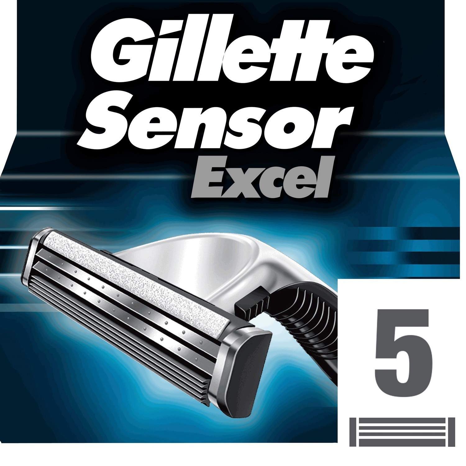 Barberblad Sensor Excel 5 stk