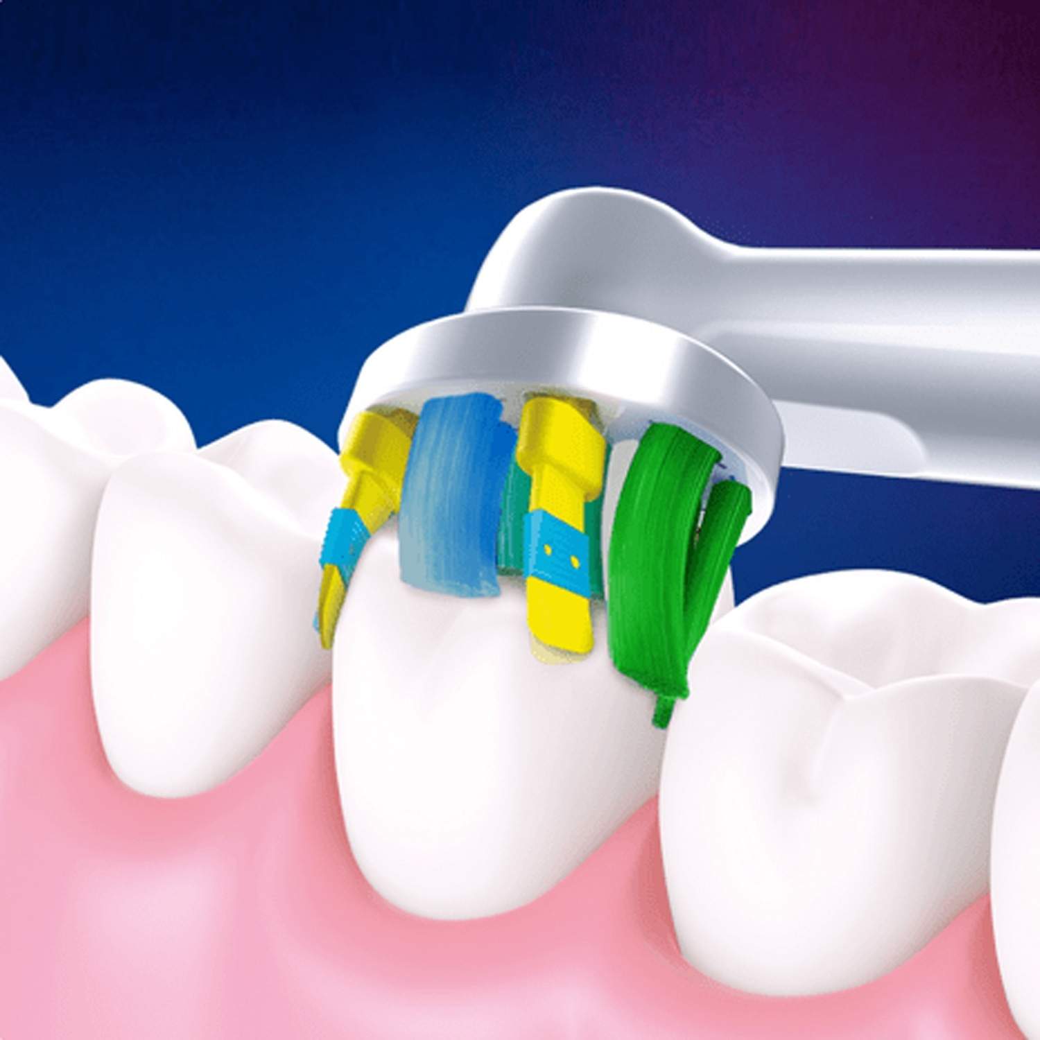 Alternativ bild 1 för Oral-B Floss Action Borsthuvuden 4-pack