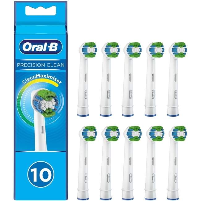 Oral-B Precision Clean CleanMaximiser - Hvid - 10stk.