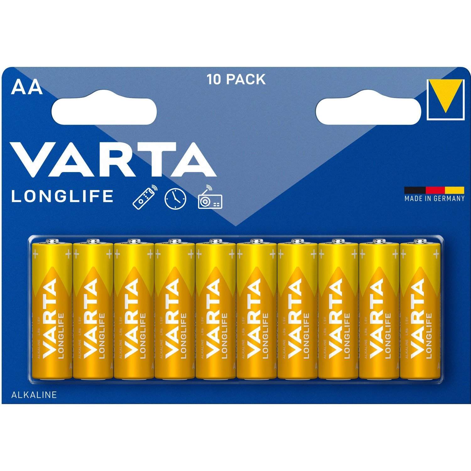 Longlife AA / LR6 batteri 10-pak billede