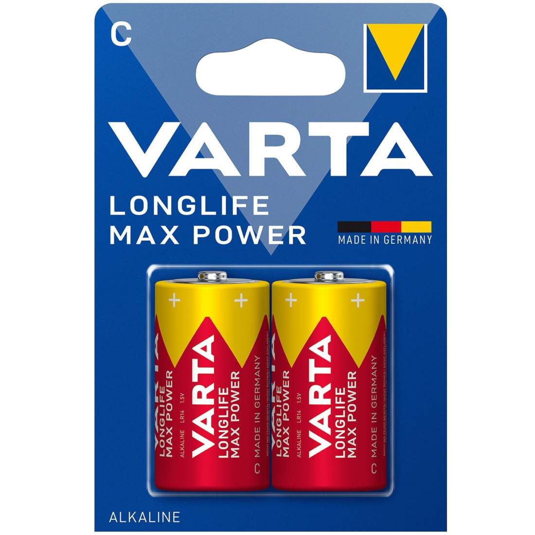 Longlife Max Power C / LR14 Batteri 2-pack | Sport & Fritid - Friluftsliv & Camping - Belysning - Ficklampor | Pryloteket