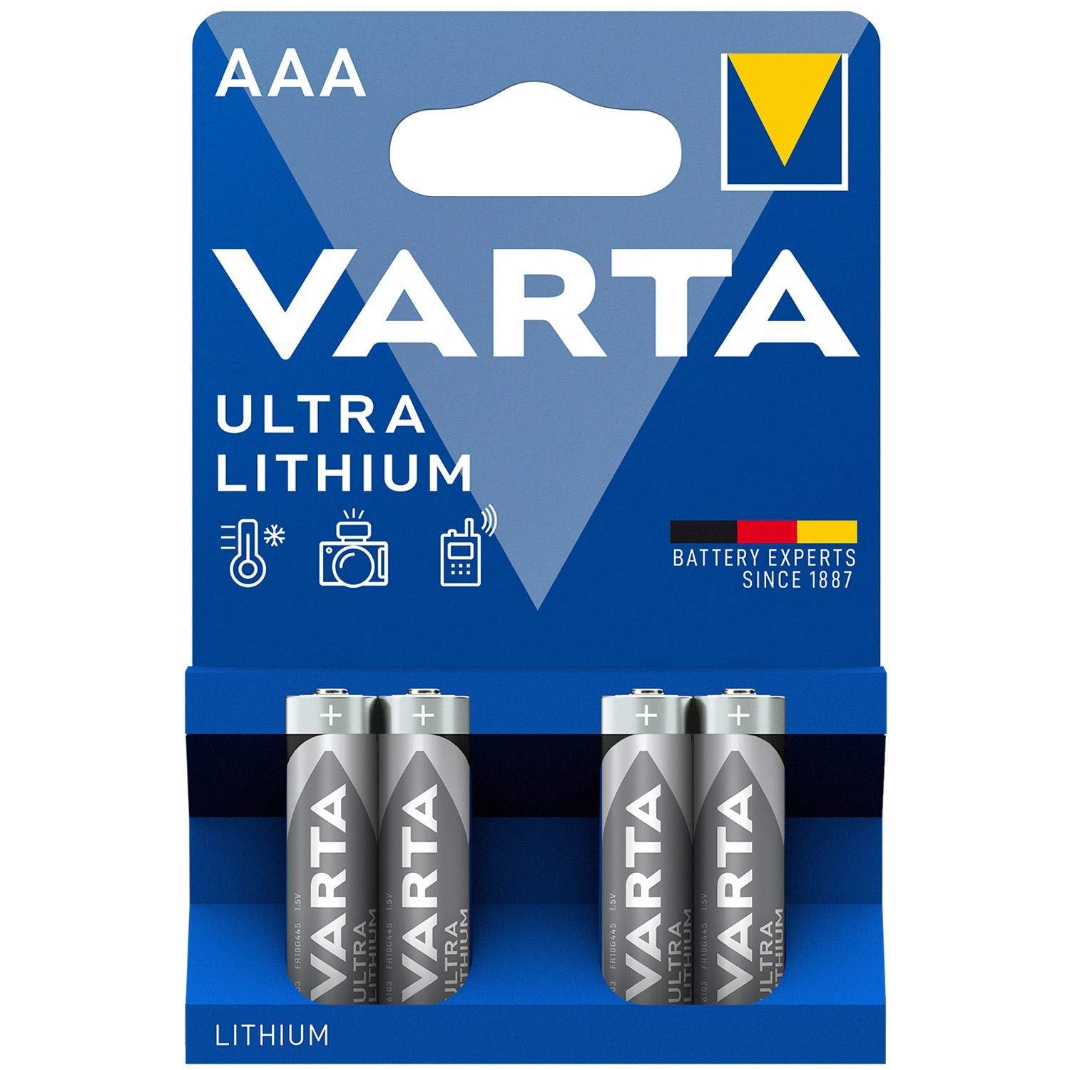 Ultra Lithium AAA / LR03 akku 4 kpl
