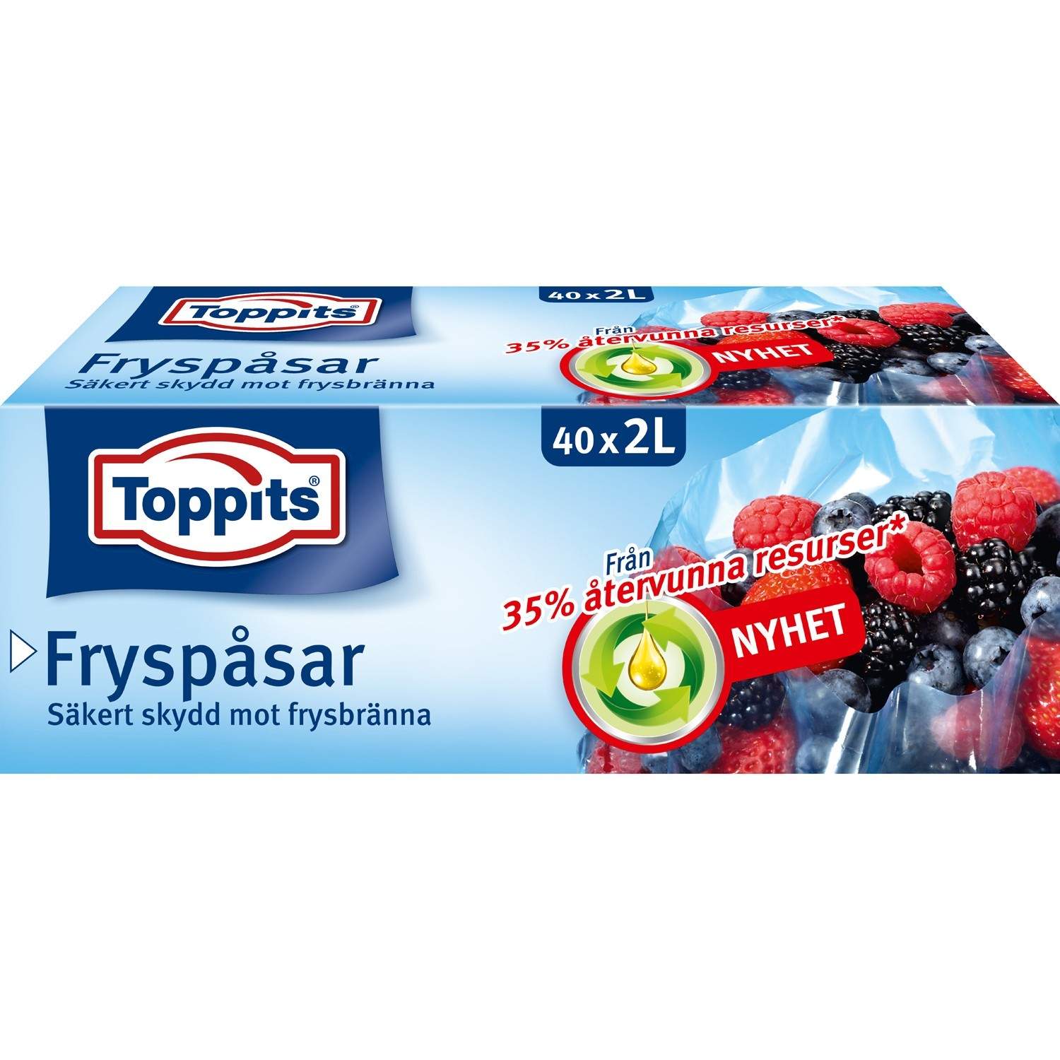 Fryseposer 2L 40stk (Bemærk 9stk DFP)