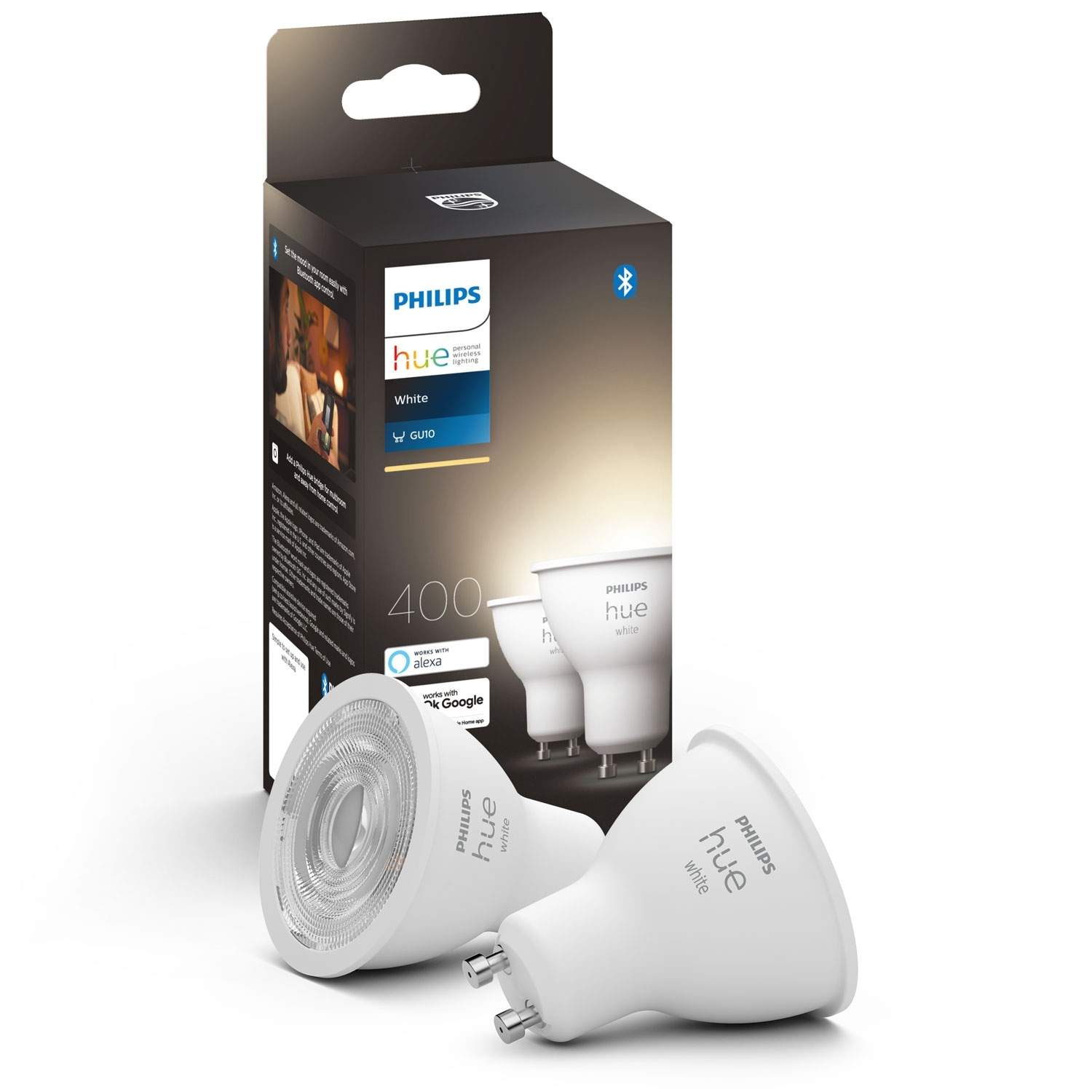 Hue White GU10 5,2W 2-pak