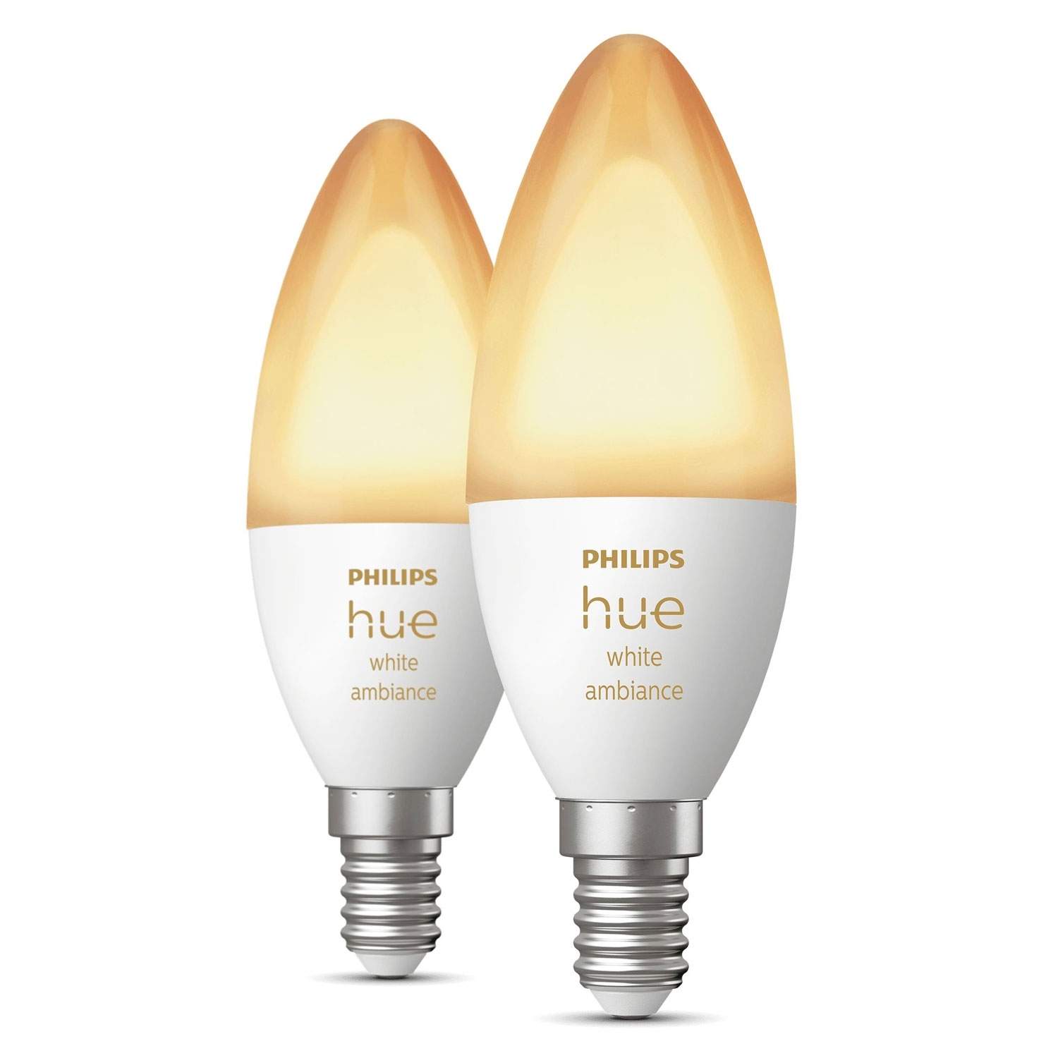 Alternativ bild 1 för Philips Hue White ambiance Kerte - E14-lampor - 2-pack