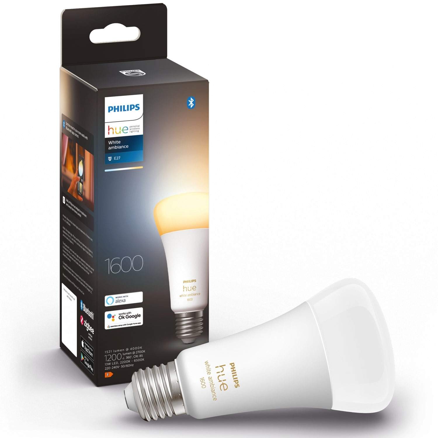 Hue White Ambiance E27 1600lm 1-pack | Sport & Fritid - Friluftsliv & Camping - Belysning | Pryloteket