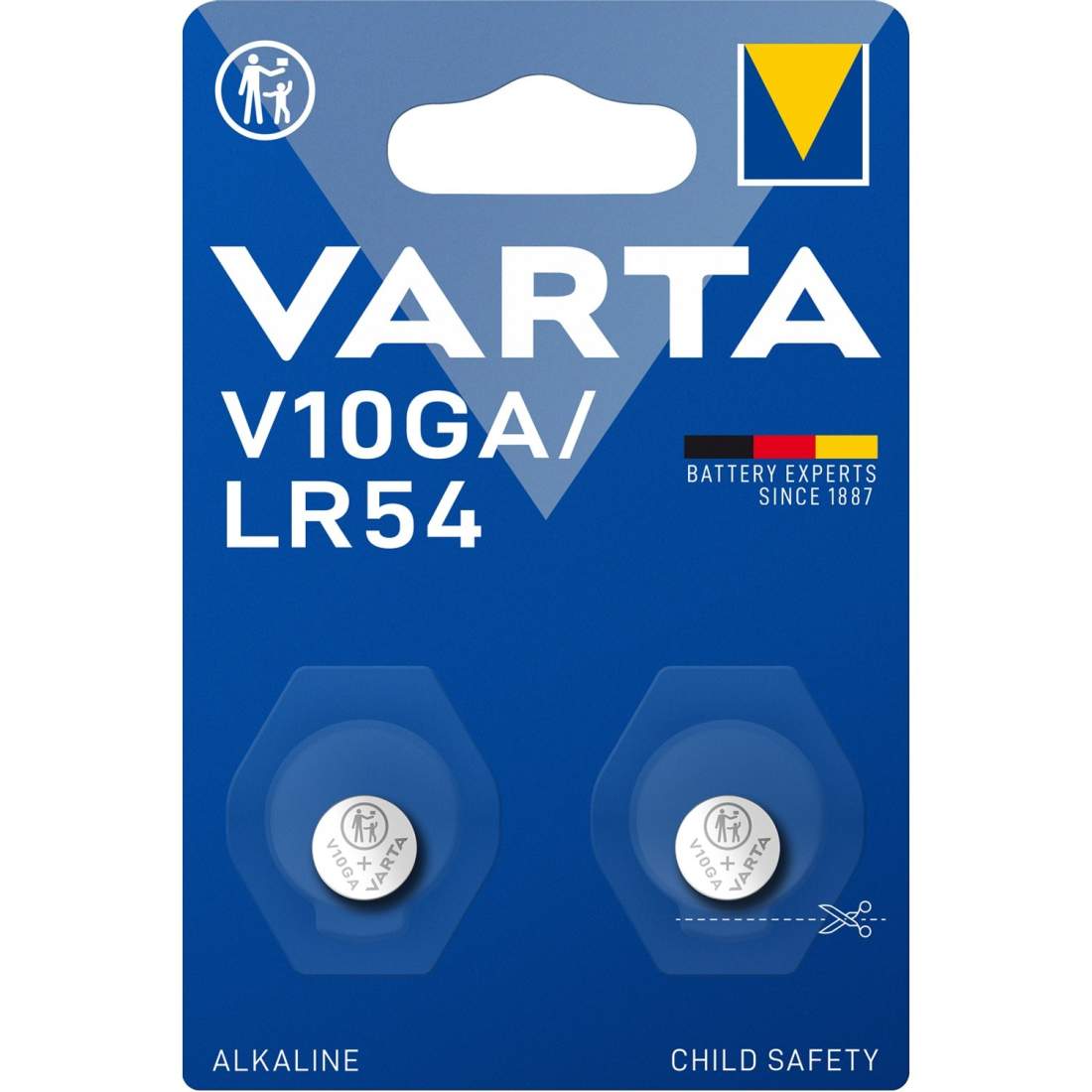 V10GA / LR54 1,5V Alkaline Batteri 2-pack | Elektronik - Datortillbehör - Tangentbord, Möss & Fjärrkontroller - Fjärrkontroller | Pryloteket