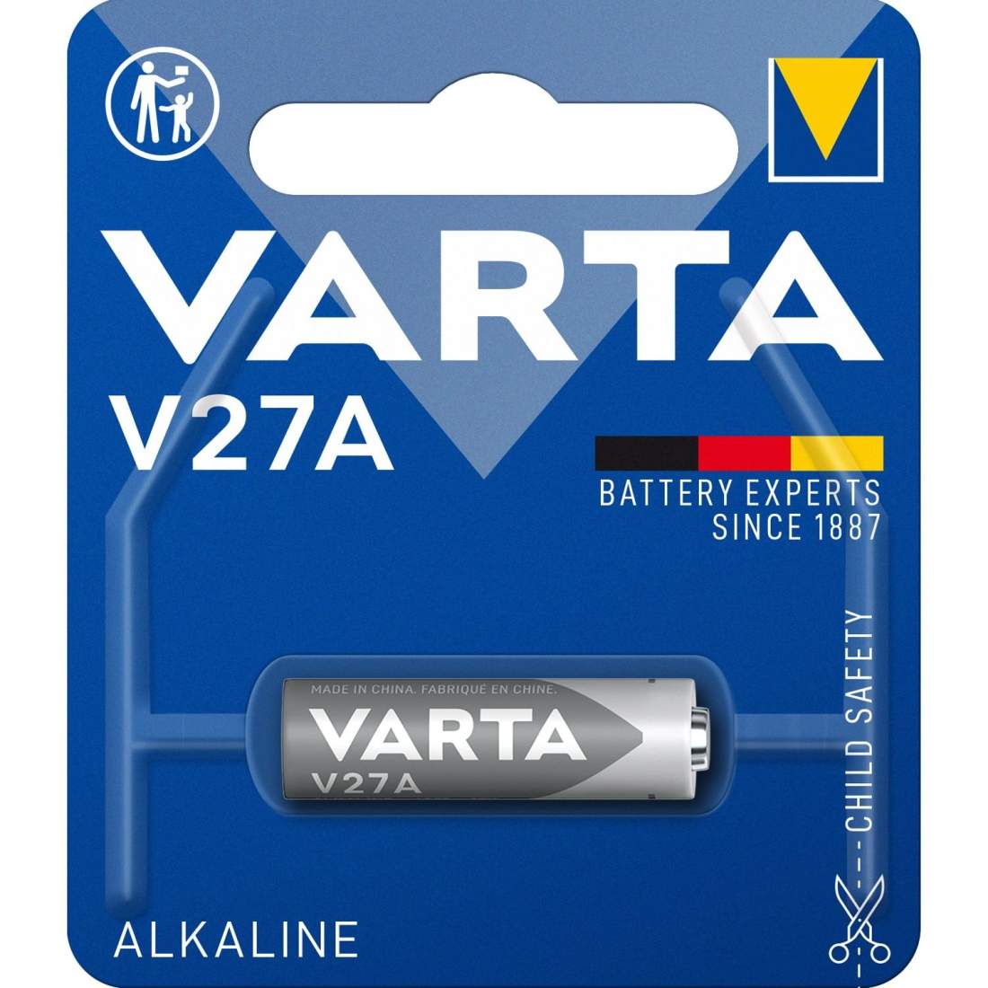 V27A / 27A / MN27 12V Alkaline Batteri 1-pack | Elektronik - Datortillbehör - Tangentbord, Möss & Fjärrkontroller - Fjärrkontroller | Pryloteket