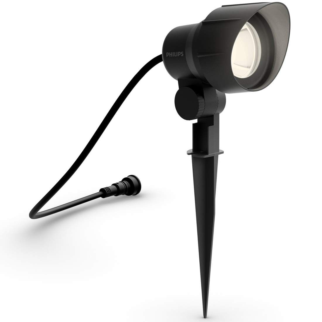 GardenLink Spotlight varmvit 600 lm Svart | Elektronik - Tillbehör Mobil & Surfplatta - Mobiltillbehör - Mobilkablar - Tillbehör | Pryloteket