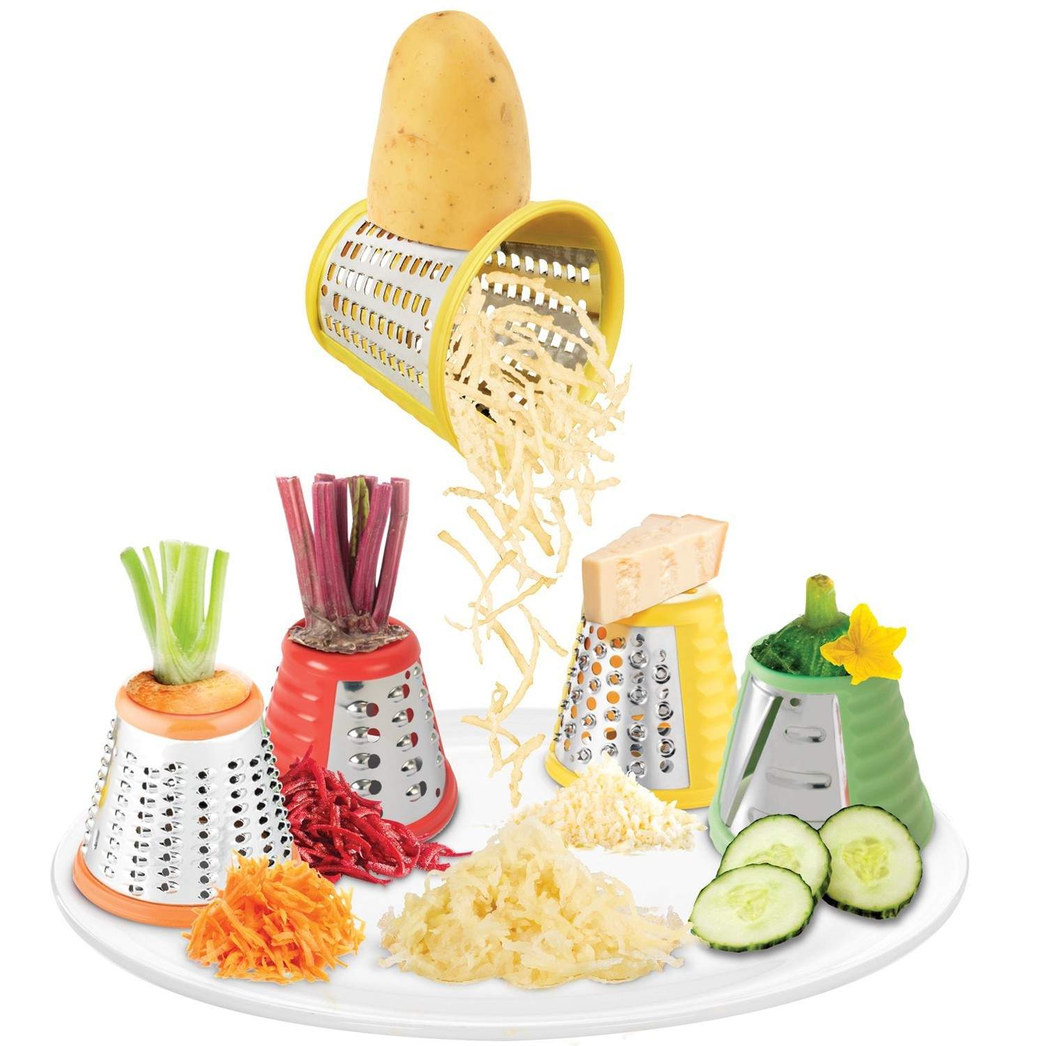 Alternativ bild 1 för Tefal Fresh Express+ skiv- & rivjärn