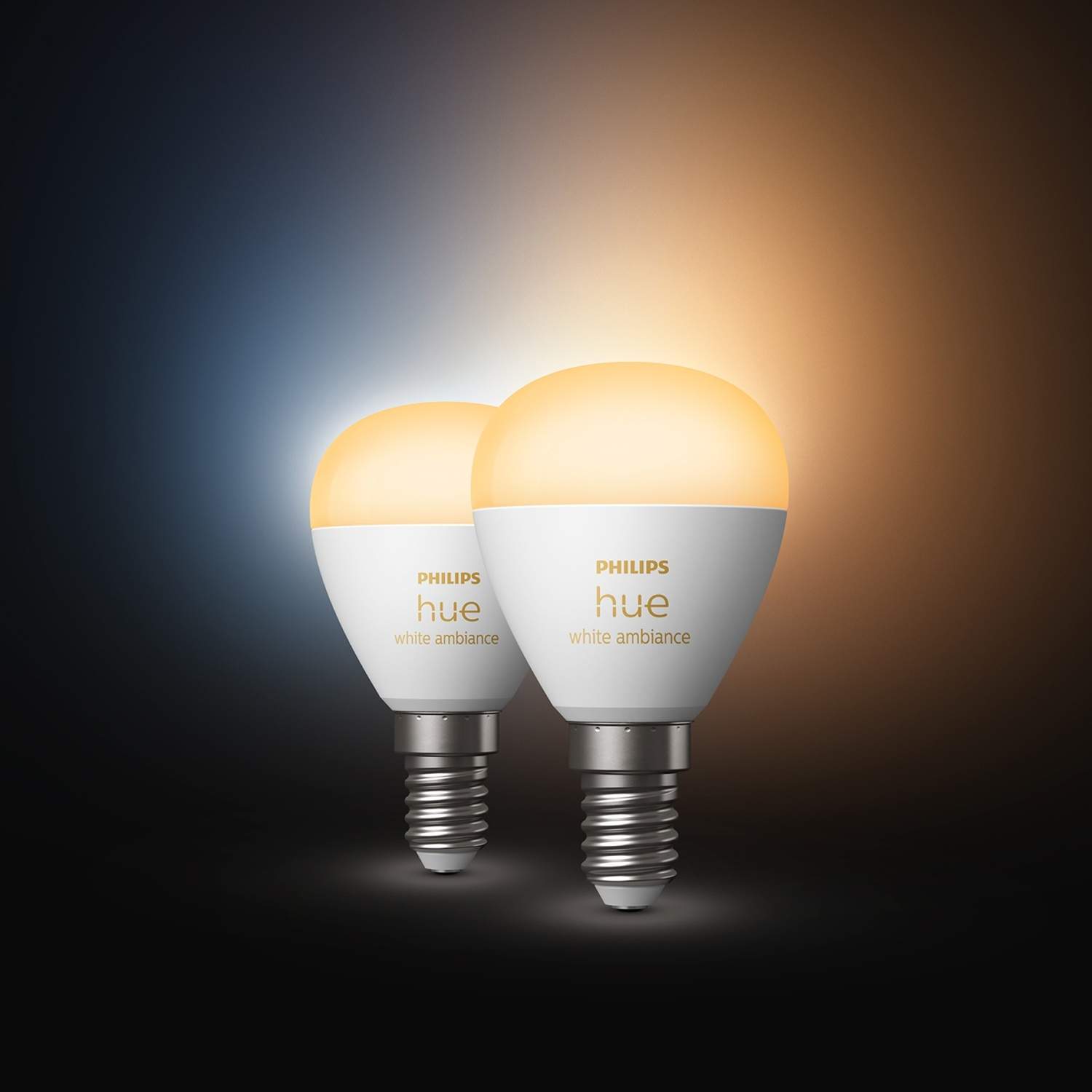 Alternativ bild 1 för Philips Hue White ambiance Krone - E14-glödlampor - 2-pack