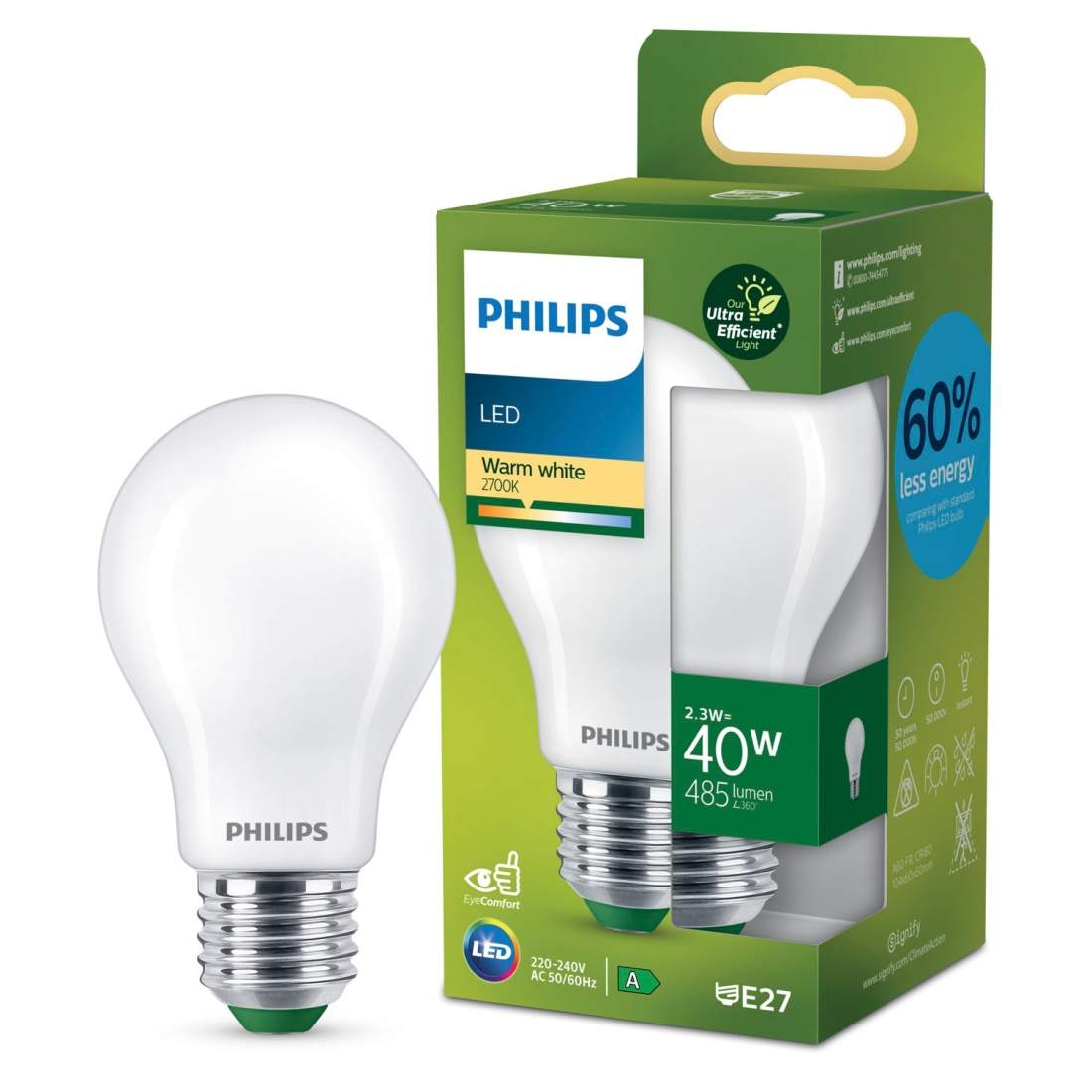 LED E27 Normal 2,3W (40W) Frostad 485lm 2700K Energiklass A | Leksaker & Spel - Leksaker - Leksaksfigurer & Dockor - Actionfigurer - DC | Pryloteket