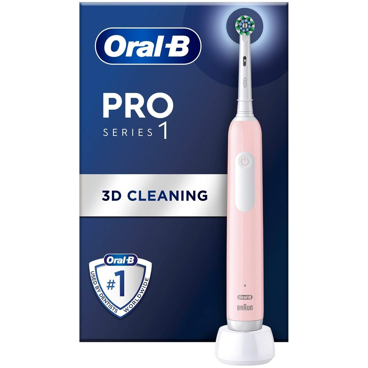 Elektrisk tandbørste Pro1 Pink + Ekstra Refill billede