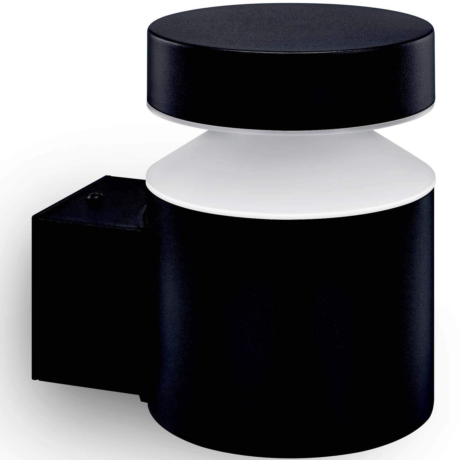 Laven LED væglampe Up Rustfrit stål Sort IP44 Varm 6W 600lm