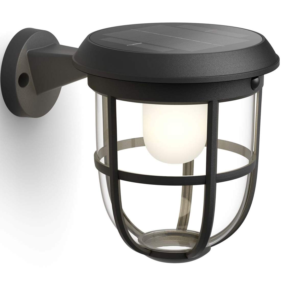 Radii Vägglampa Solcell Ultra Efficient LED 250lm Svart | Elektronik - Kablar & Adaptrar - Adaptrar & Signalomvandlare - USB | Pryloteket