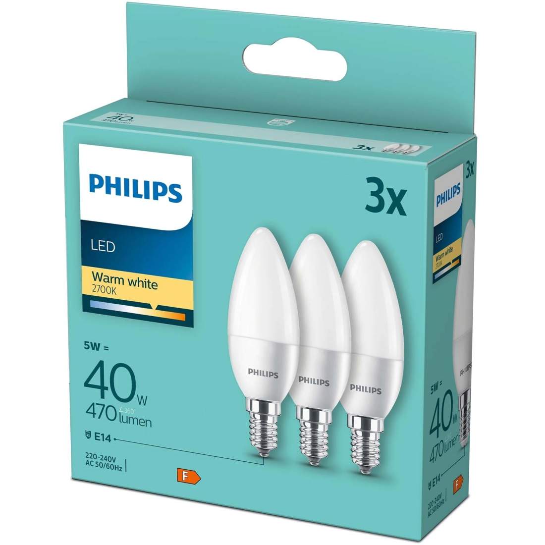 3-pack LED E14 Kron 5W (40W) Frost 470lm | Leksaker & Spel - Leksaker - Leksaksfigurer & Dockor - Actionfigurer - DC | Pryloteket