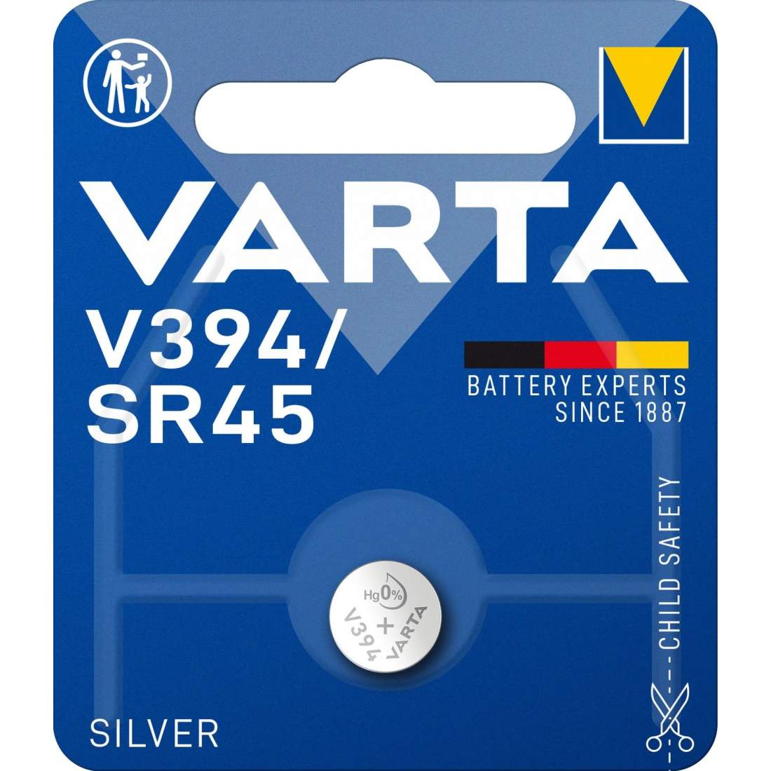 Produktfoto för Varta V 394 - Batteri SR45 - silveroxid - 67 mAh