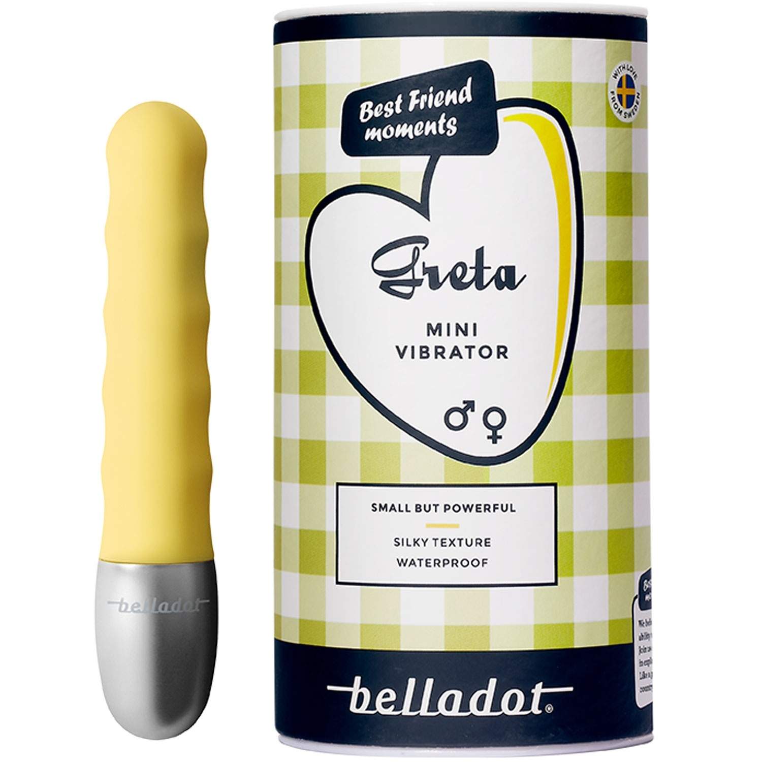 Greta Mini vibrator gul