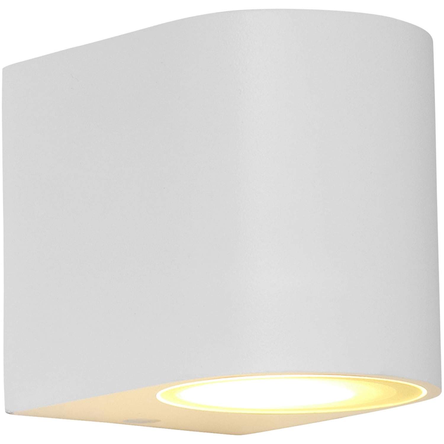 Mats I Vægarmatur GU10 fatning IP44 Hvid billede