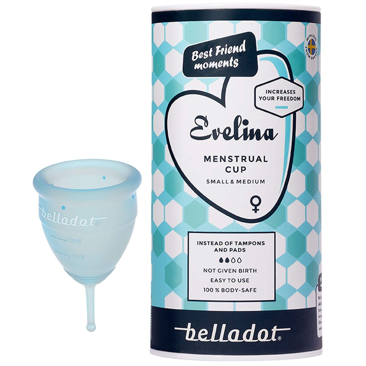 Evelina menstruationskop Small & Medium