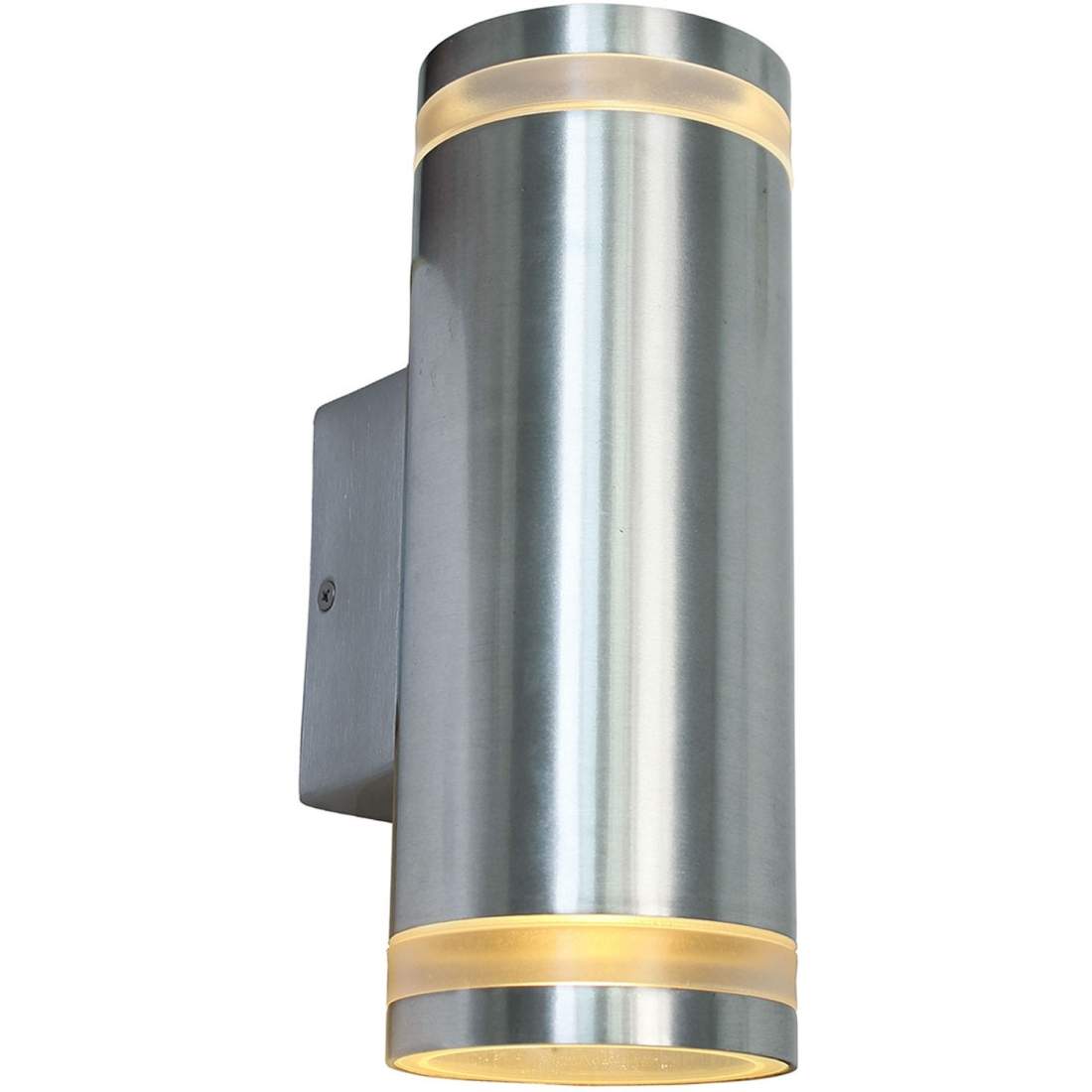 Nils II Väggarmatur 2xGU10-sockel IP44 Aluminium | Hem & Hobby | Pryloteket