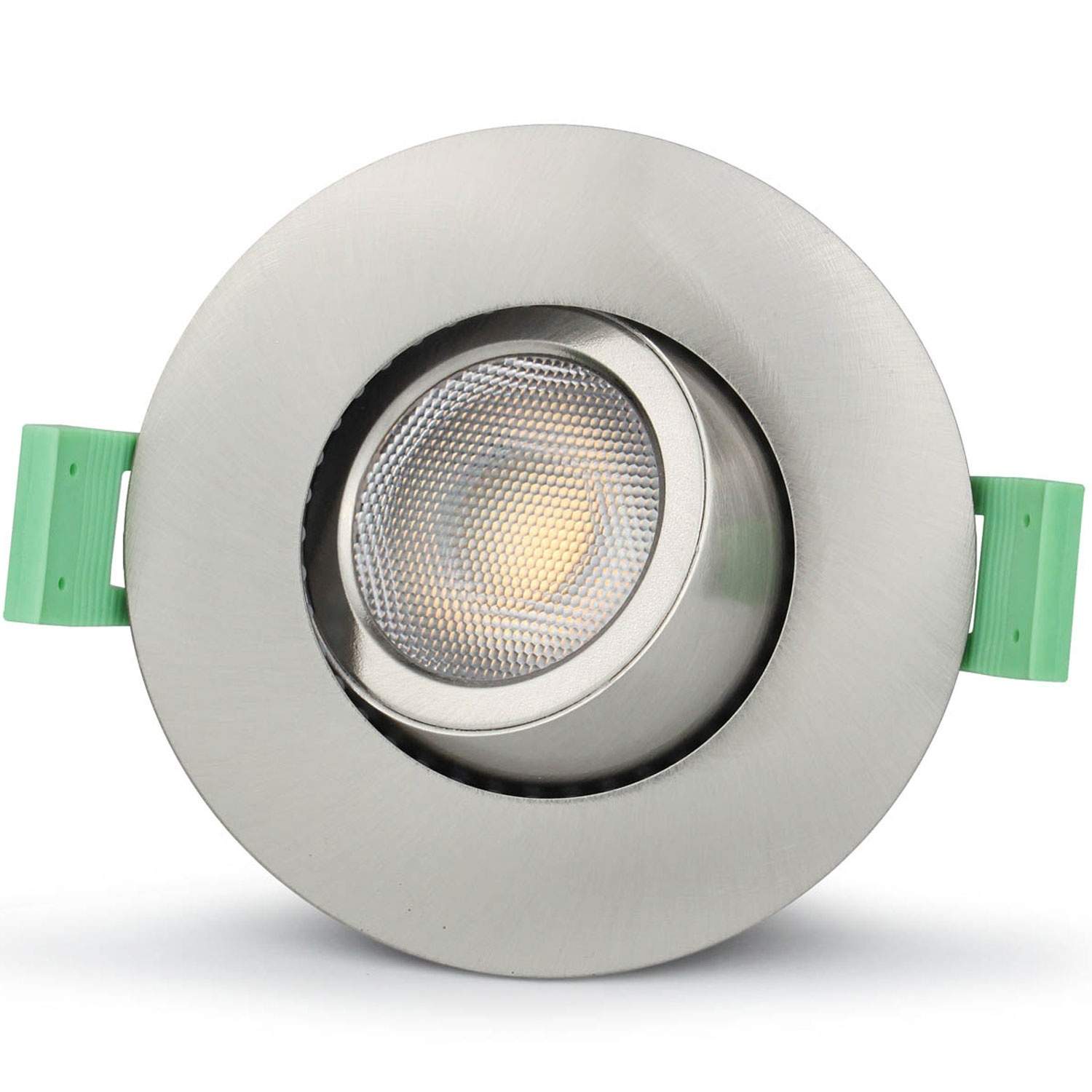 Sanna Dæmpbar Indbygget downlight 3000K/4000K 520lm IP65 1-pak Børstet stål billede