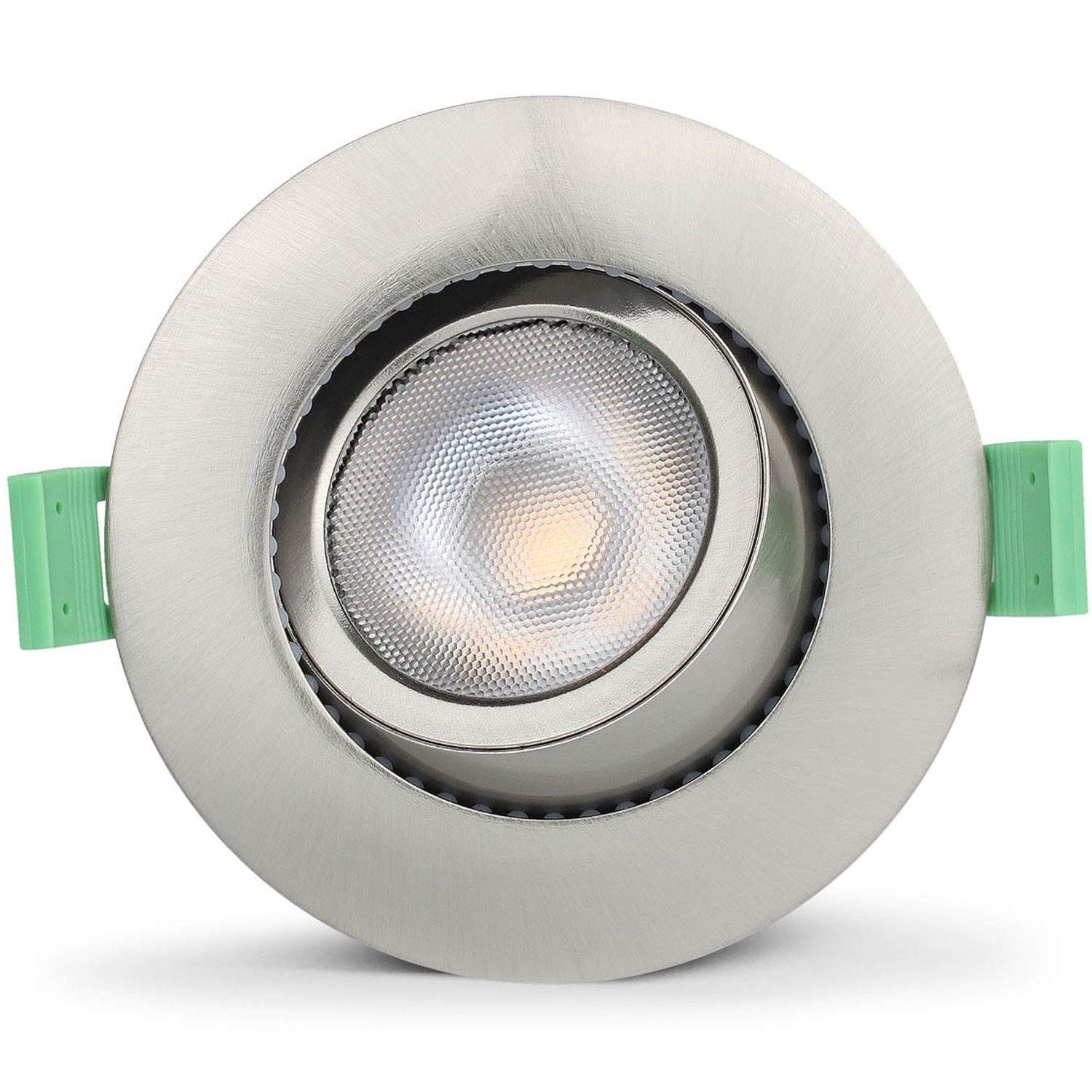 Ellen Indbygget downlight Dim-to-Warm 520lm IP65 1-pak Børstet stål billede