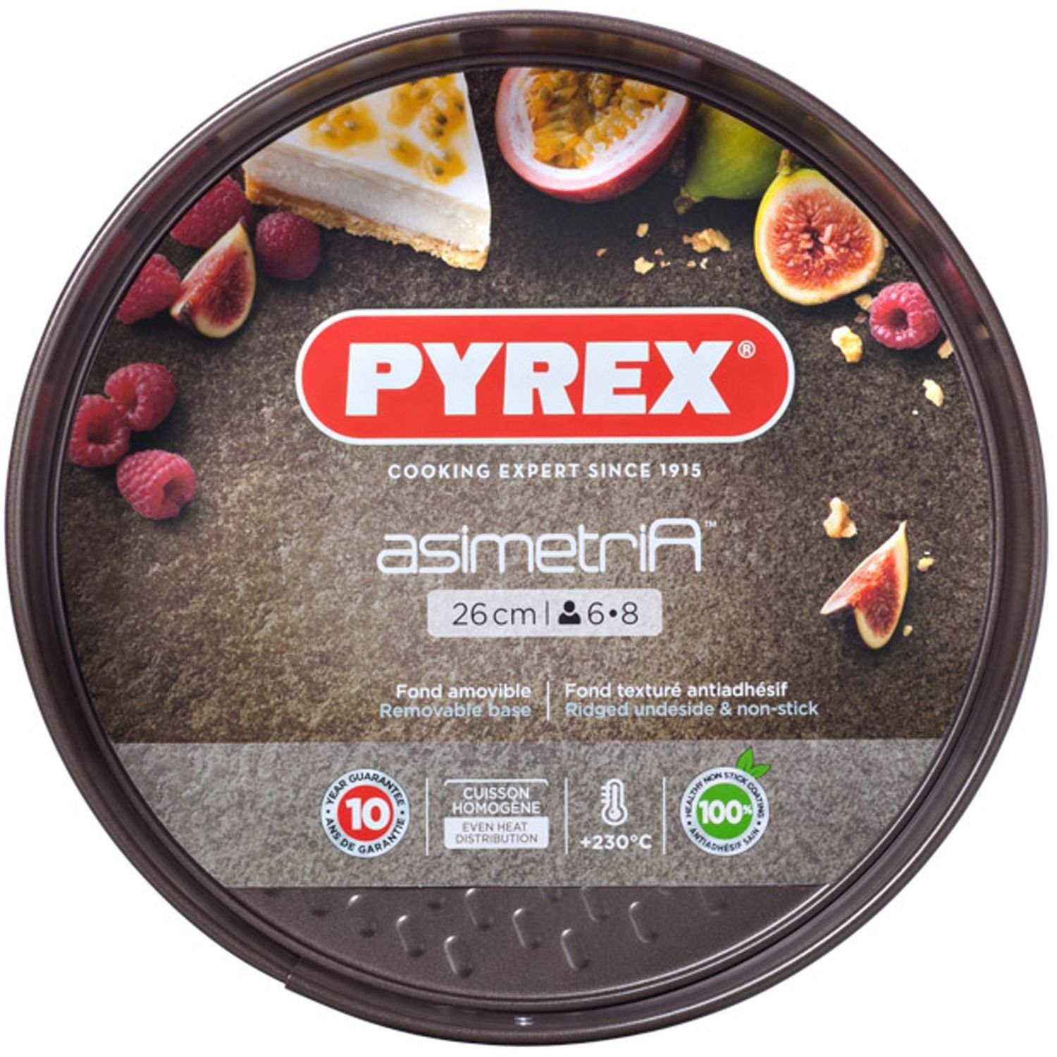 Alternativ bild 1 för Pyrex Asimetria Springform Kolstål Macadamia 26cm