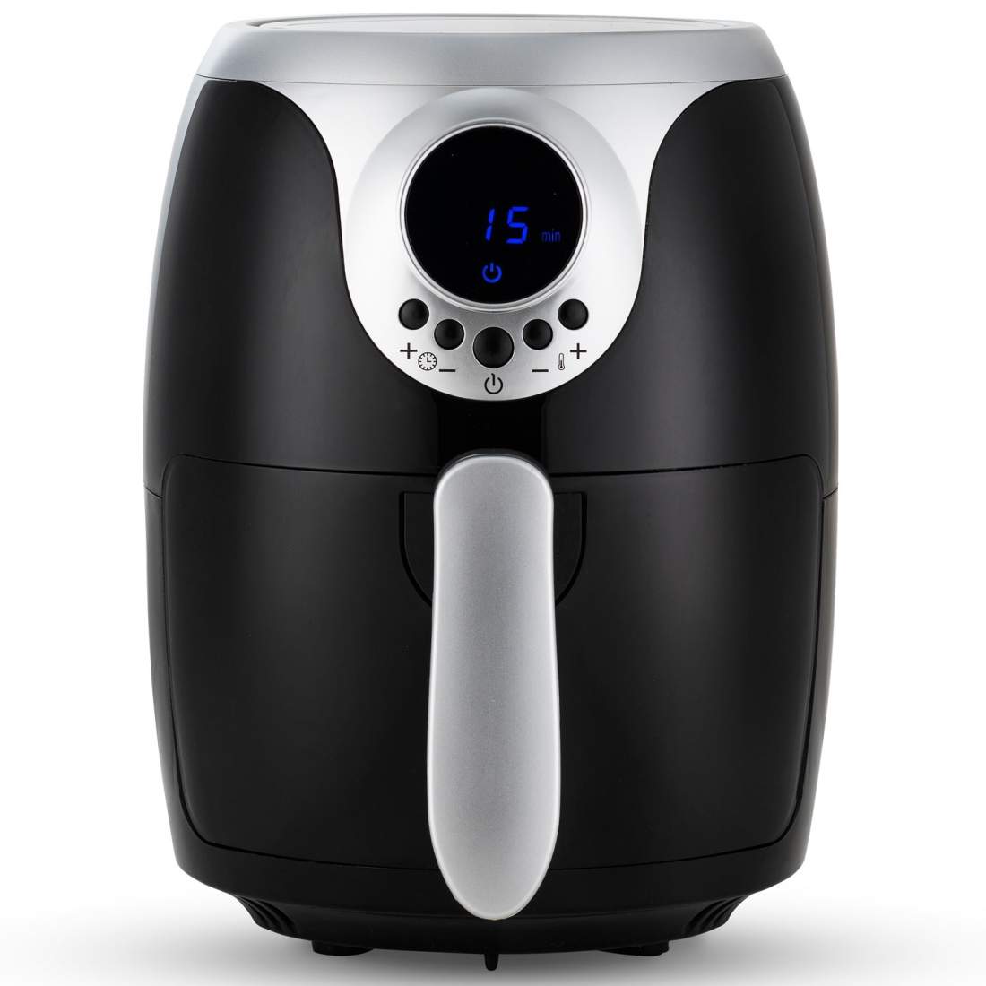 Air Fryer Mini 2,0L 1000W AF110 Svart/Silver | Hem & Hobby | Pryloteket