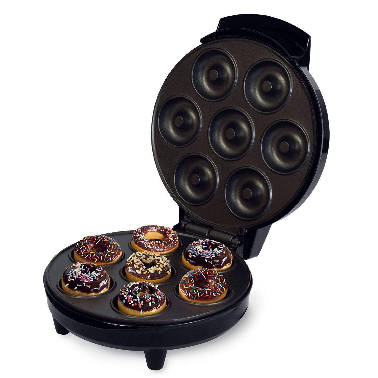 Donut Maker 7 Donuts 700W DM110 Sort billede