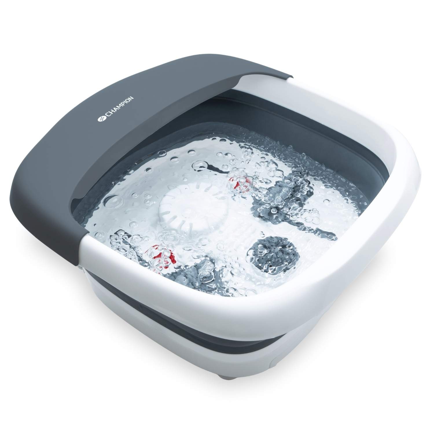 Fodbad Sammenfoldelig 5L FB210 Grå/Hvid billede