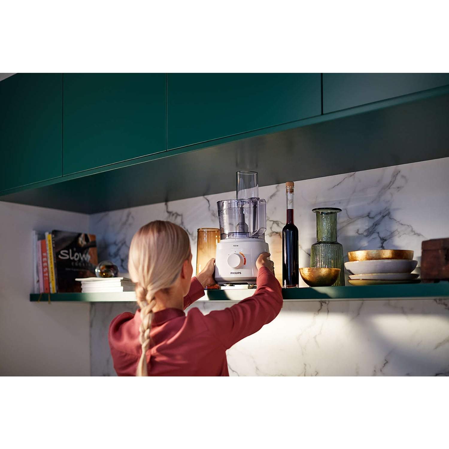 Alternativ bild 1 för Philips HR7310/00 Daily Collection matberedare, 700 watt, vit